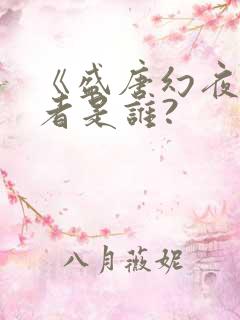 《盛唐幻夜》作者是谁?