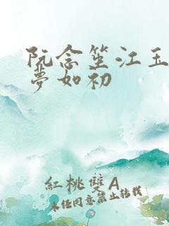 阮念笙江玉楼回梦如初