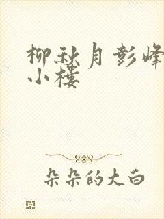 柳秋月彭峰月满小楼