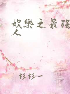 娱乐之最强经纪人