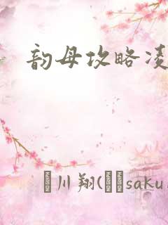 韵母攻略凌小东