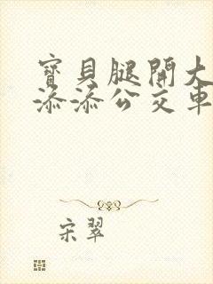 宝贝腿开大点我添添公交车