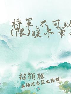 将军,不可以!(限)暖冬笔趣阁免费阅读