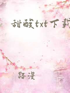 甜酸txt下载
