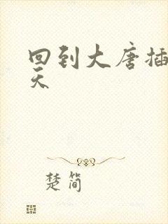 回到大唐插武则天