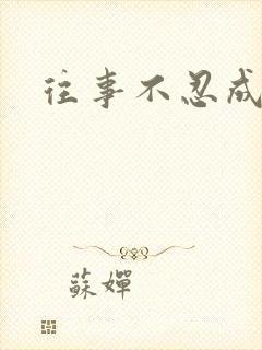 往事不忍成历史