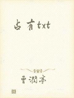 占有txt