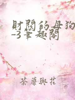 财阀的母狗们1-3笔趣阁
