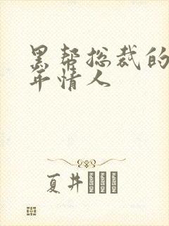 黑帮总裁的未成年情人