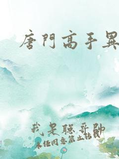 唐门高手异界游