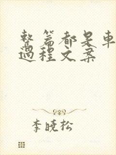 整篇都是车的肉过程文案