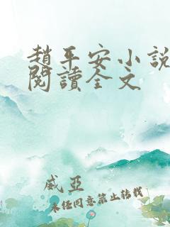 赵平安小说免费阅读全文