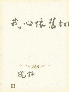 我心依旧txt
