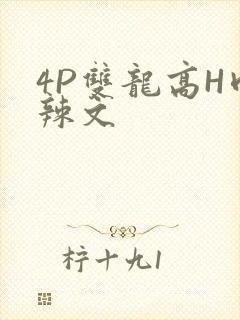 4P双龙高H肉辣文