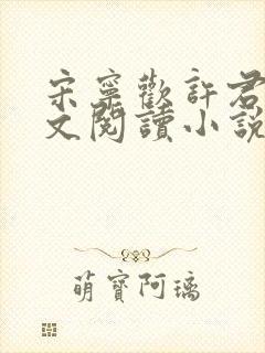 宋宁欢许君澈全文阅读小说