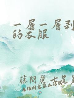 一层一层剥掉你的衣服