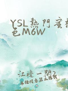 YSL热门蜜桃色M6W