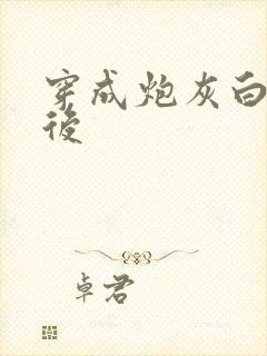 穿成炮灰白月光后