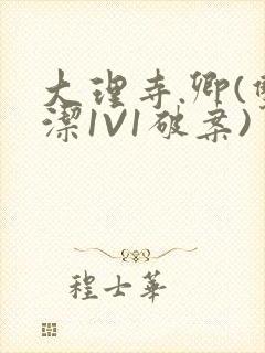 大理寺.卿(双洁1V1破案)