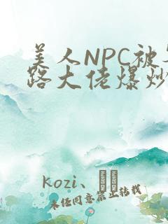 美人NPC被各路大佬爆炒小说