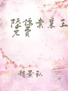 陆锦棠襄王全文免费