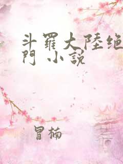 斗罗大陆绝世唐门 小说