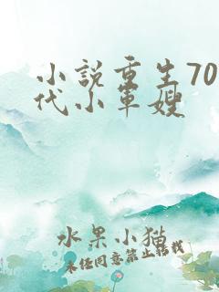 小说重生70年代小军嫂