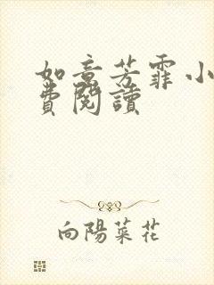 如意芳霏小说免费阅读