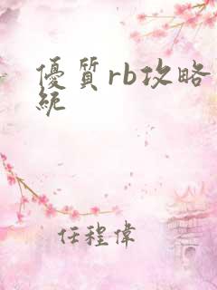 优质rb攻略系统