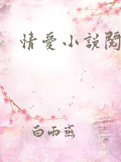 情爱小说阅读网