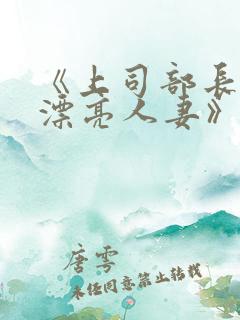 《上司部长出轨漂亮人妻》