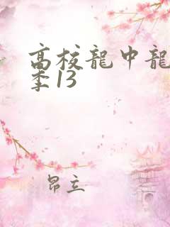 高校龙中龙第二季13