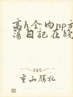 高h全肉np放荡日记在线观看