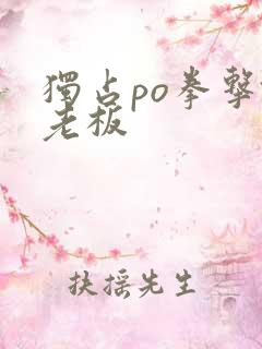 独占po拳击馆老板