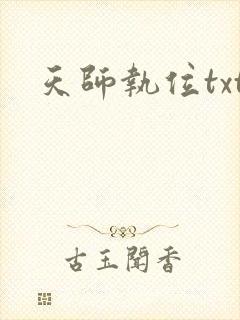 天师执位txt