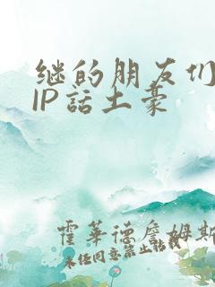 继的朋友们SVIP话土豪