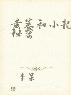 黄蓉和小龙女的秘密