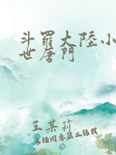 斗罗大陆小说绝世唐门