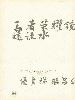 王者荣耀镜被捅还流水