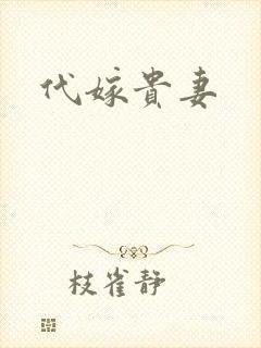 代嫁贵妻