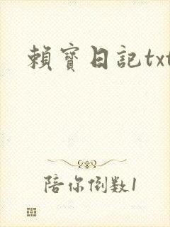 赖宝日记txt