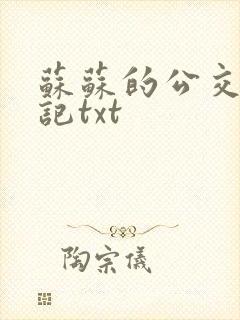 苏苏的公交车日记txt