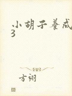 小胡子养成计划3