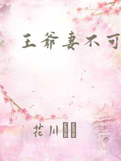 王爷妻不可欺