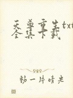 天尊重生txt全集下载