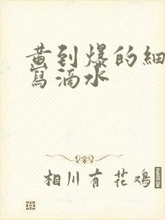 黄到爆的细节描写滴水