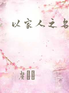 以家人之名原著