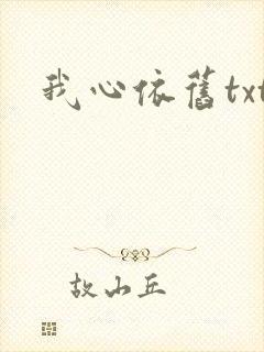 我心依旧txt