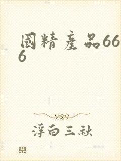 国精产品6666