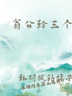 翁公干三个熄妇